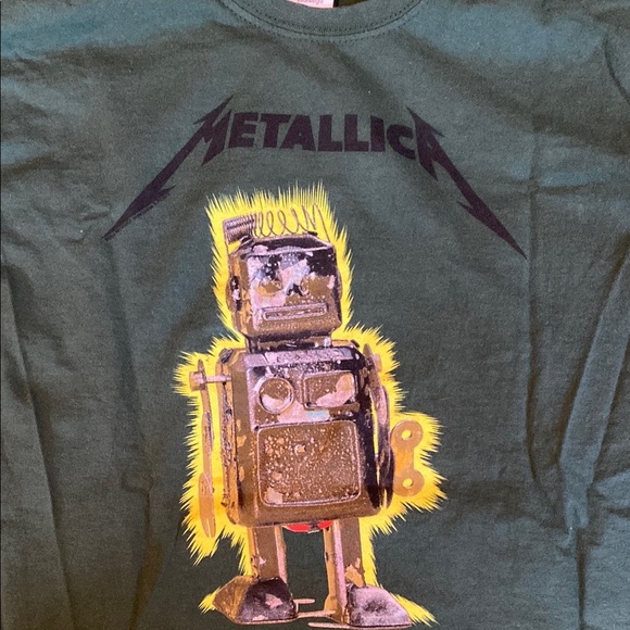 Other - Green and Yellow Robot Graphic Short Sleeve Tee